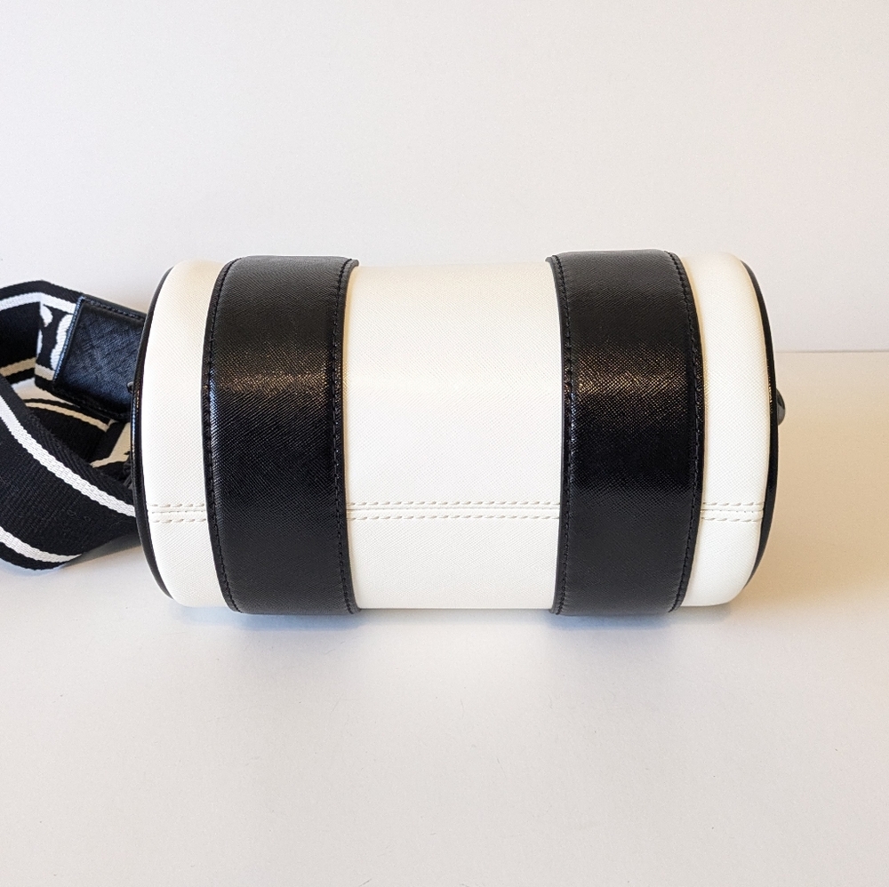 Marc Jacobs Black White Mini Barrel Bag - Picture 4 of 9